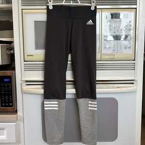 Adidas Leggings, Women’s Size XS, Dark Gray and Light Gray